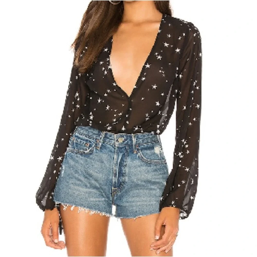 REVOLVE x superdown Celestia Long Sleeve Bodysuit